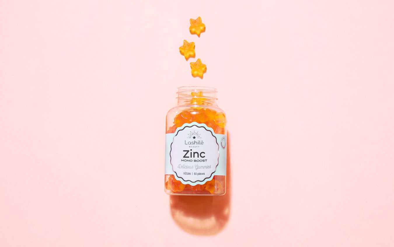 Gummies Zinc Beauté ongles et cheveux