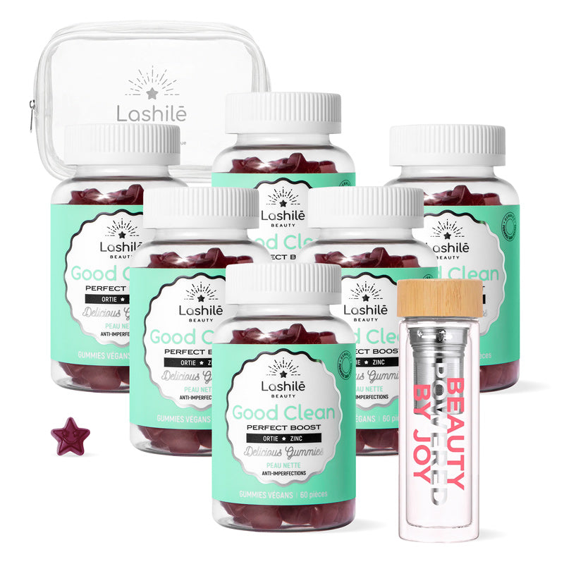 Gummies Good Clean Lashilé Beauty - Peau nette et anti-imperfections - Cure 6 mois