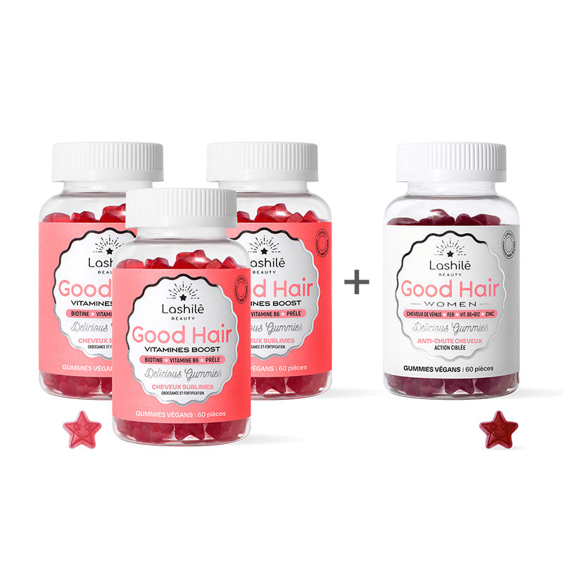 Pack Cheveux Pousse et Anti-chute