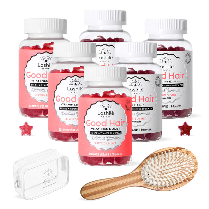Pack Hair und Hair Women Anti-Haarausfall - 3 Monate