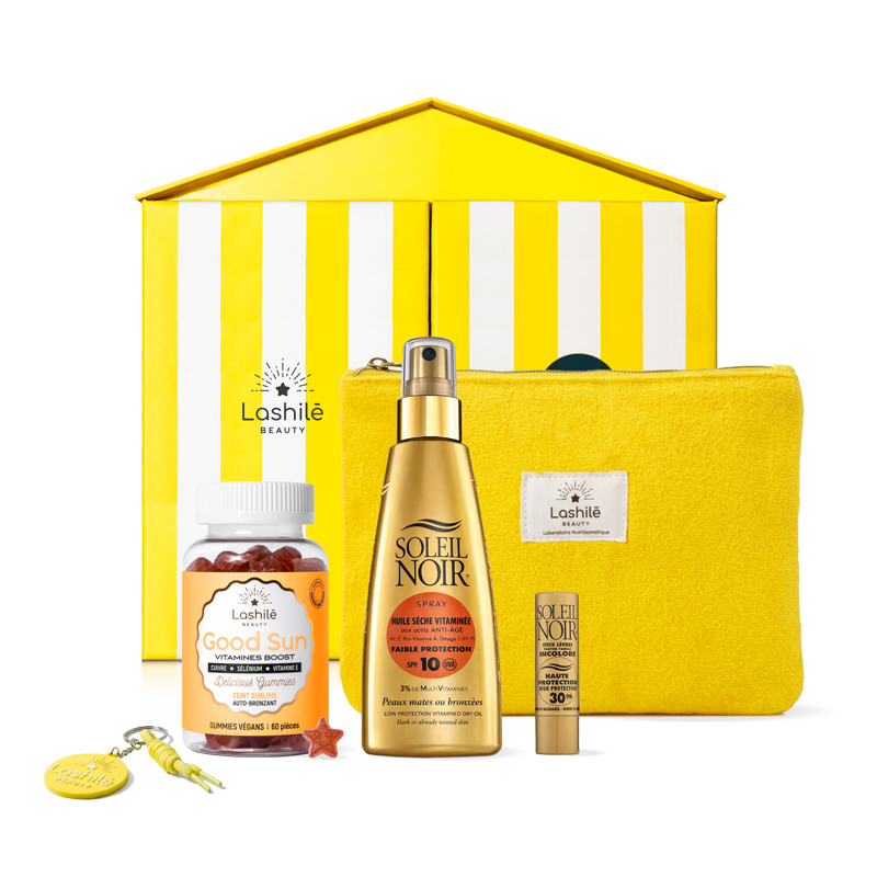 Coffret LASHILÉ BEAUTY x SOLEIL NOIR