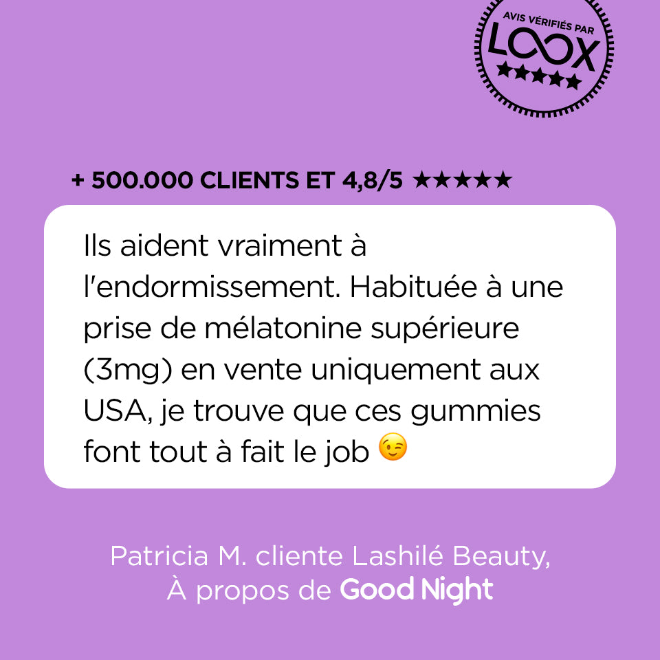 Lashilé Beauty - Gummies - Bien-être - sommeil - endormissement - Good Night -  Nutricosmétique - Compléments alimentaires - Pack 3 mois 5