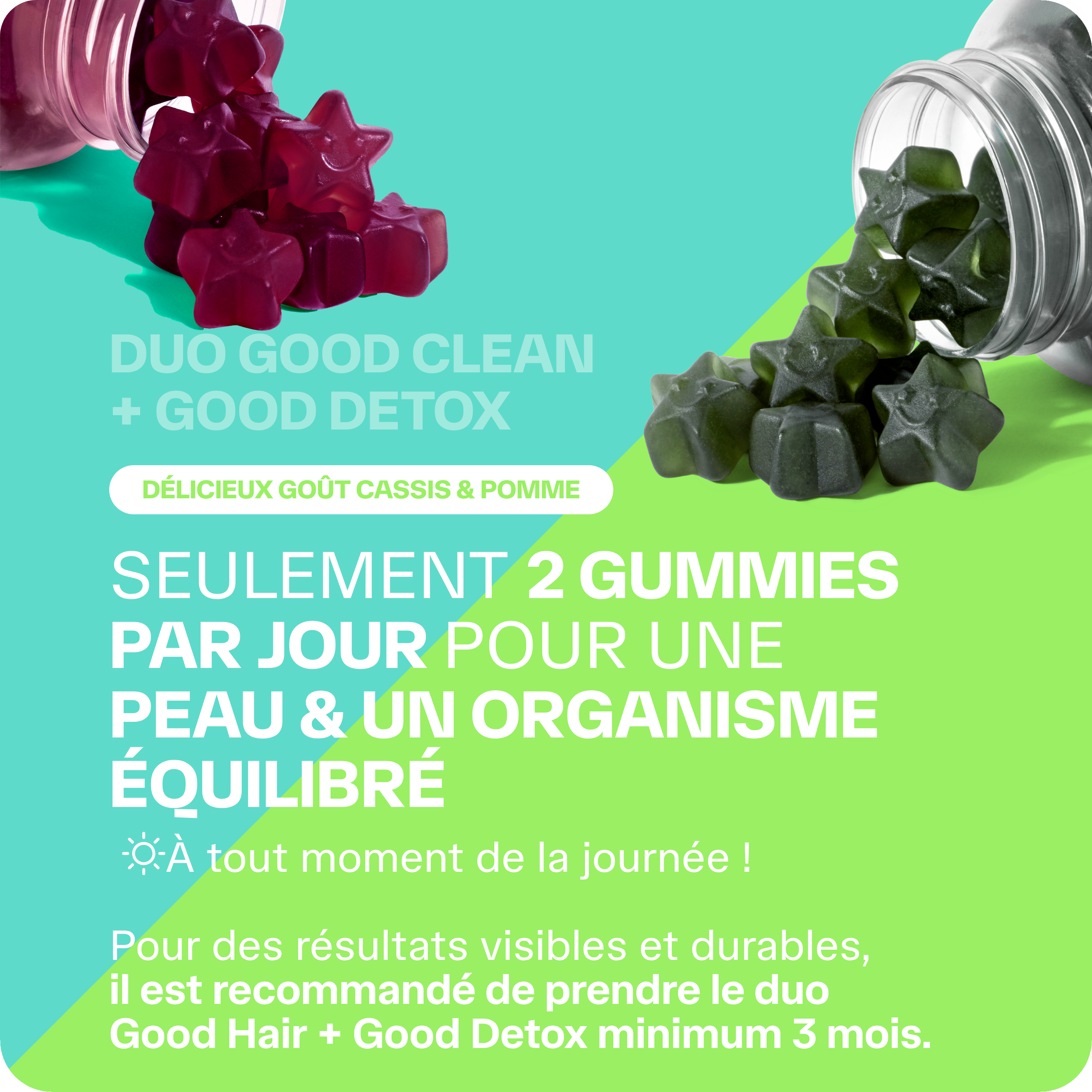 Pack Clean und Detox - 3 Monate