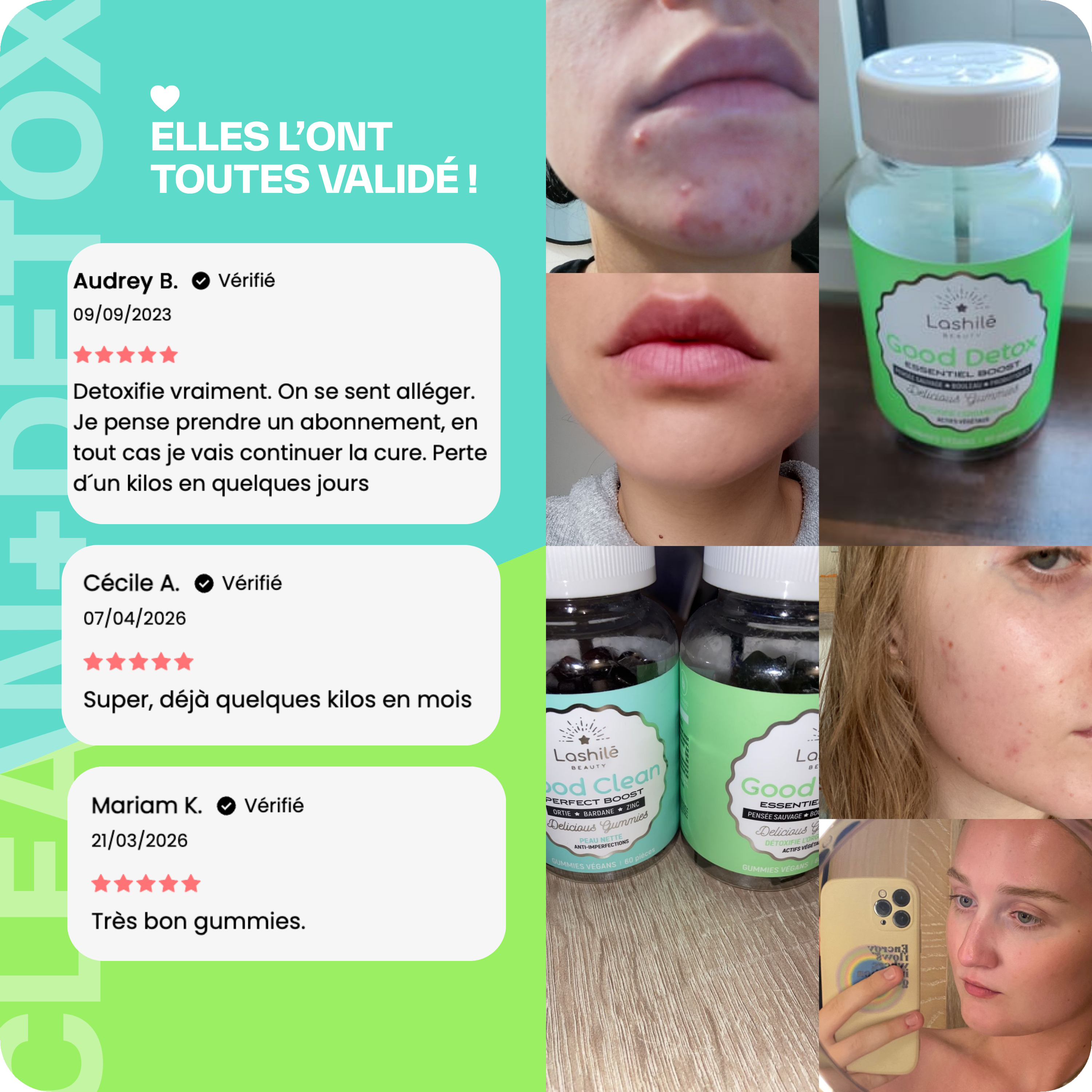 Pack Clean und Detox - 3 Monate