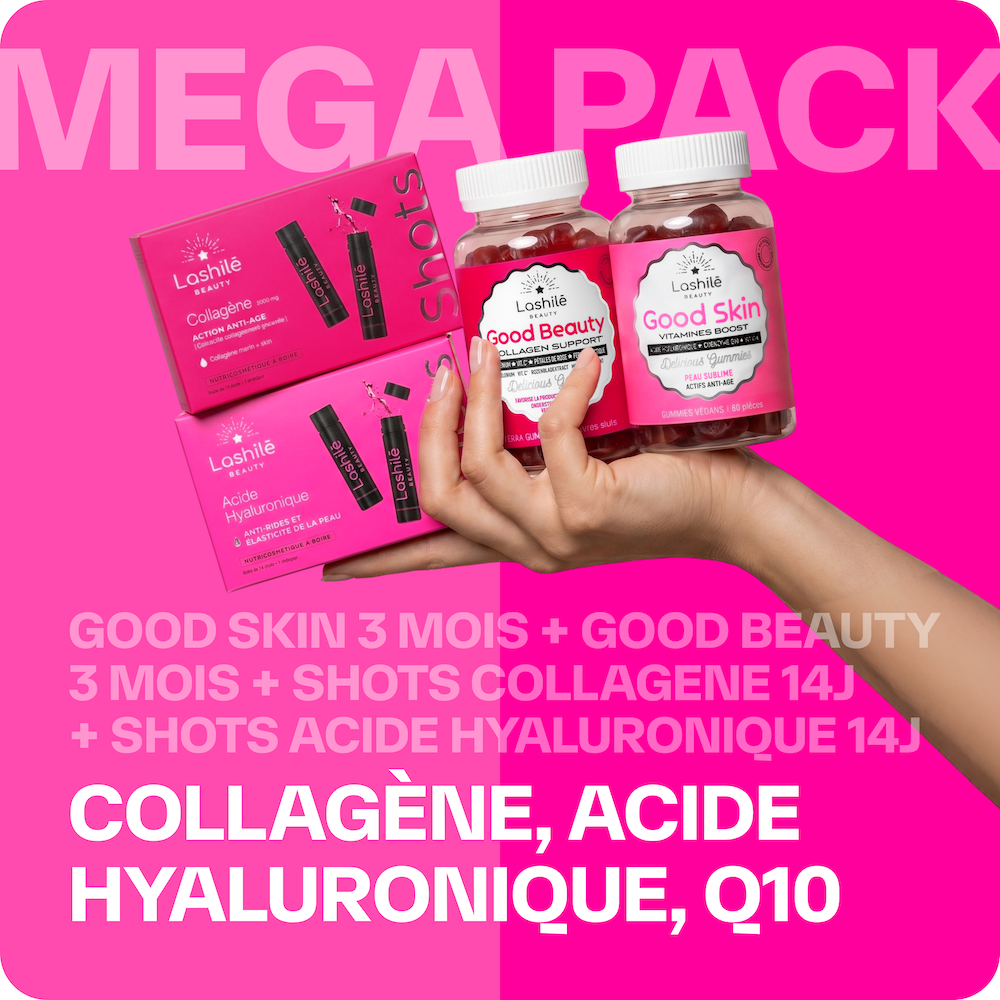 Mega-Hautpflegepaket – Kollagen, Hyaluronsäure, Q10