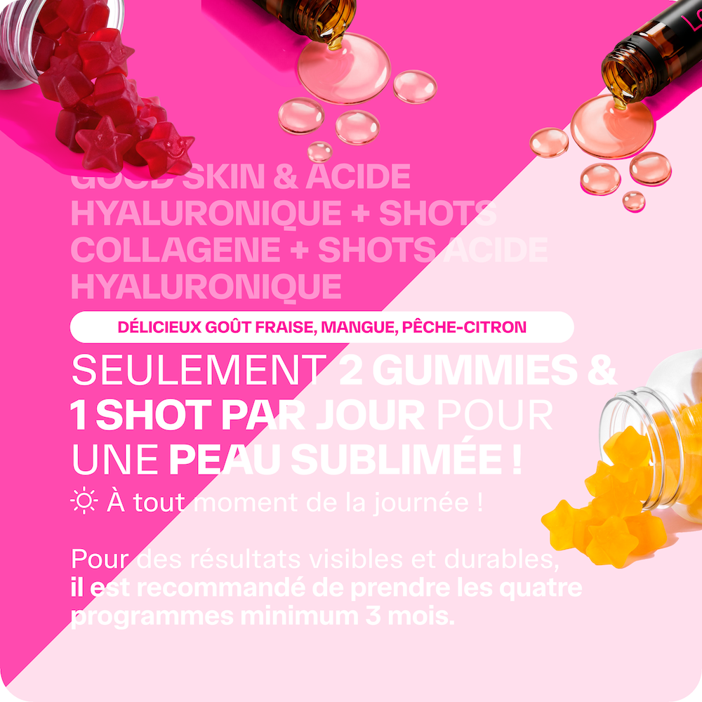 Mega Pack Peau - Collagène, Acide Hyaluronique, Q10