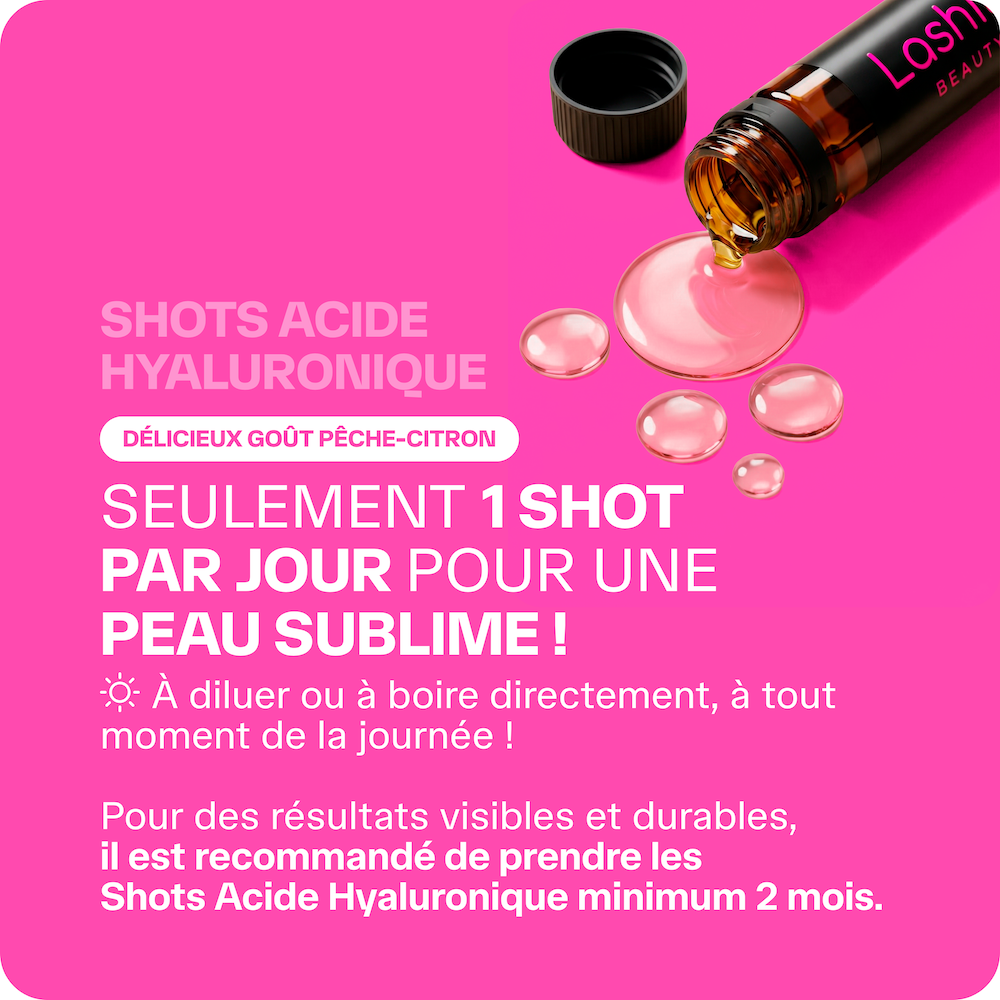 Shots Acide Hyaluronique - 2 mois